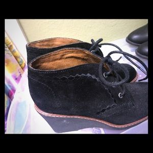 Booties never used. Suede